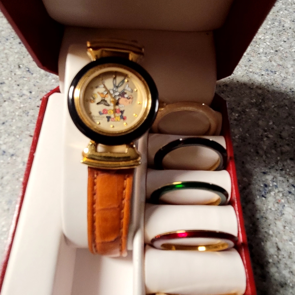 Armitron Gold and Brown Women's Watch with Colorful Accents